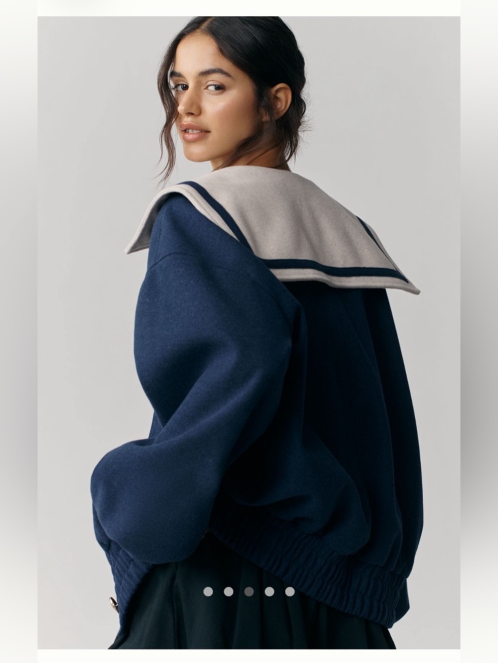 NWT Maeve Wool Blend Bomber Jacket XS - Picture 2 of 4